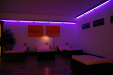 Ruheraum mit Relax-Liegen